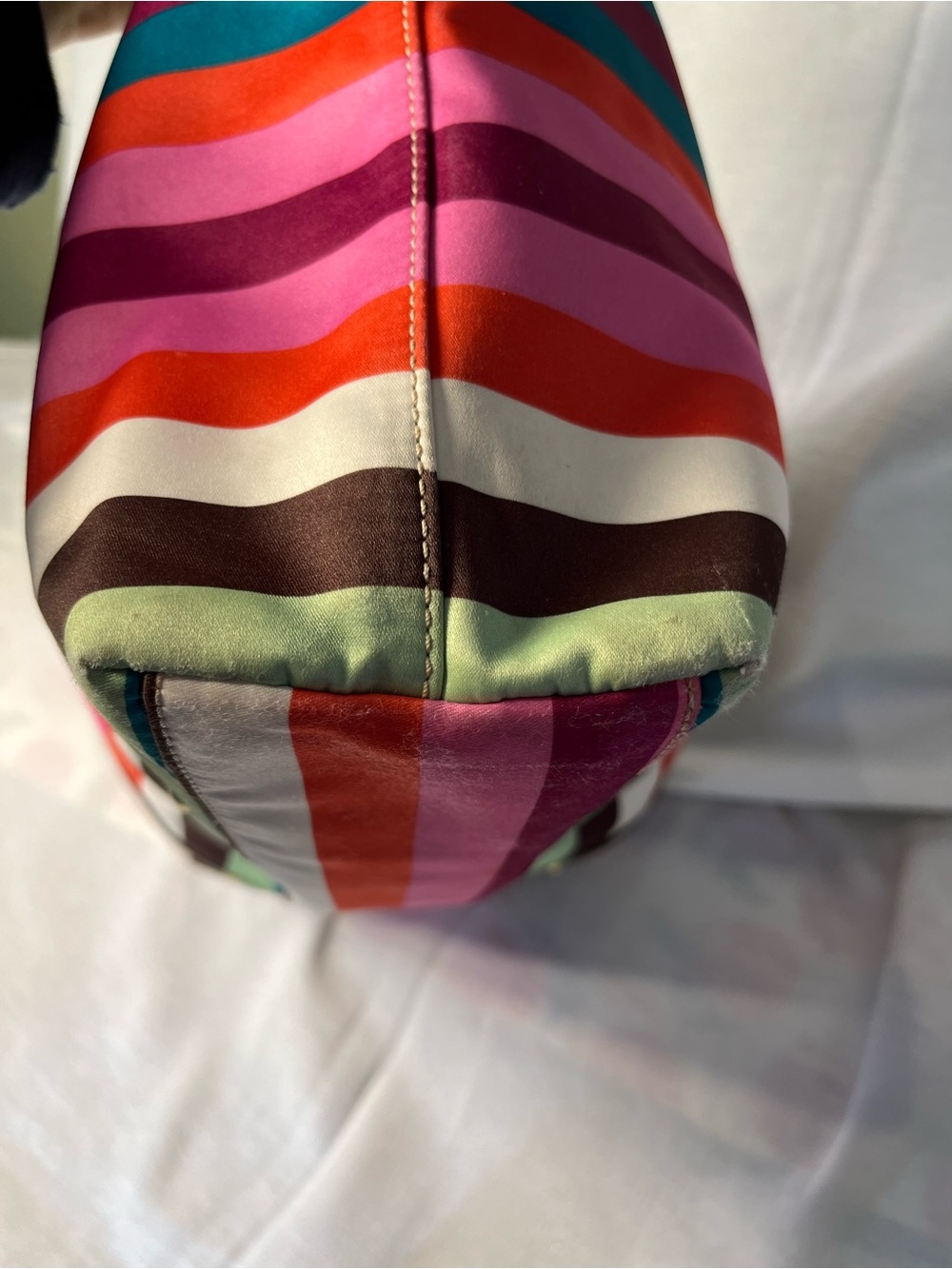 Coach Legacy Striped Sateen Tote - Picture 7 of 17